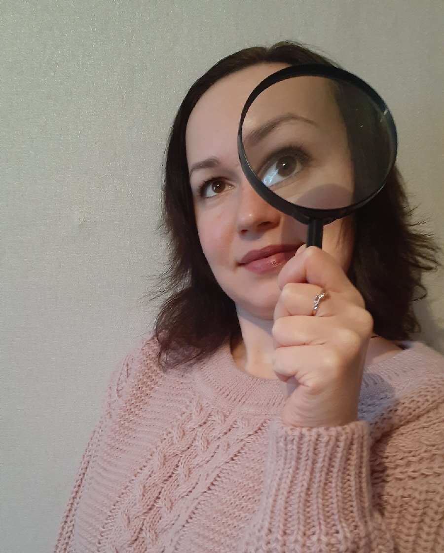 Препарирую ситуацию под лупой. Фото и идея автора.