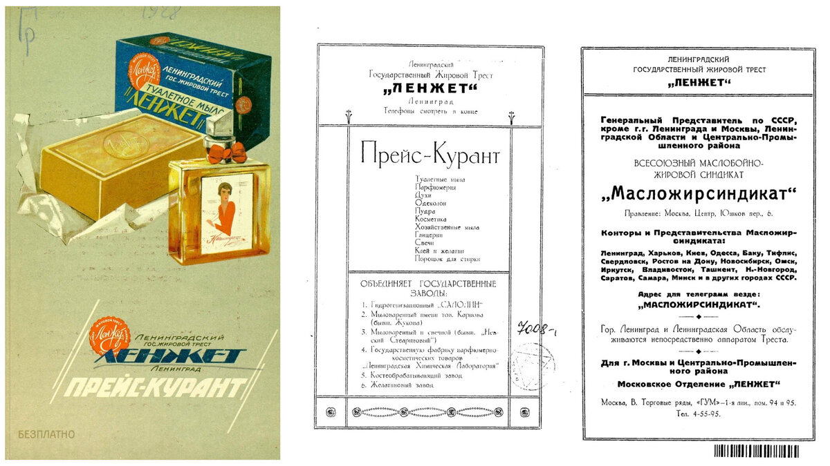 Прейскурант треста ТЖ , взято из источника https://humus.livejournal.com/3474777.html