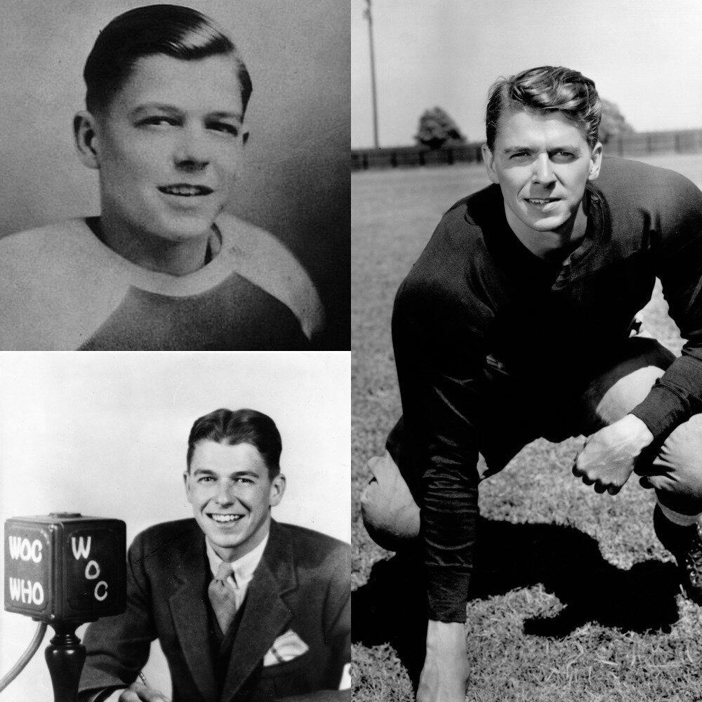 Молодой Рейган. Парень, еще не догадывающийся о будущей карьере и имени в истории.