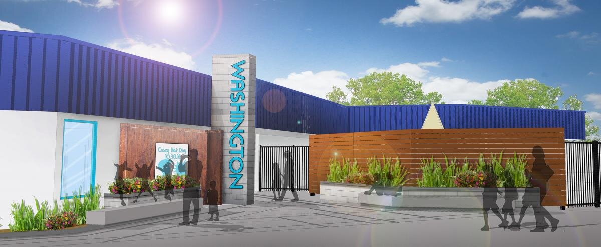 школа Вашингтона  в Сакраменто, Калифорния