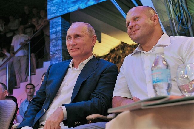 В. В. Путин и Ф. Емельяненко
