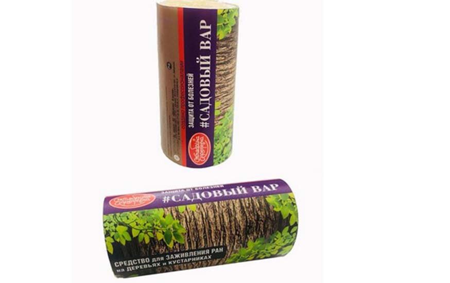 Фото с сайта https://www.ncsemena.ru/shop/vse_dlya_sada/sredstva_zashchity_/sadovyy_var_-id763253/?ymclid=16151158991743689899000002