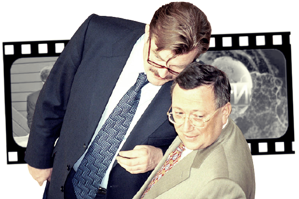 На фото: Евгений Киселёв* и Владимир Гусинский