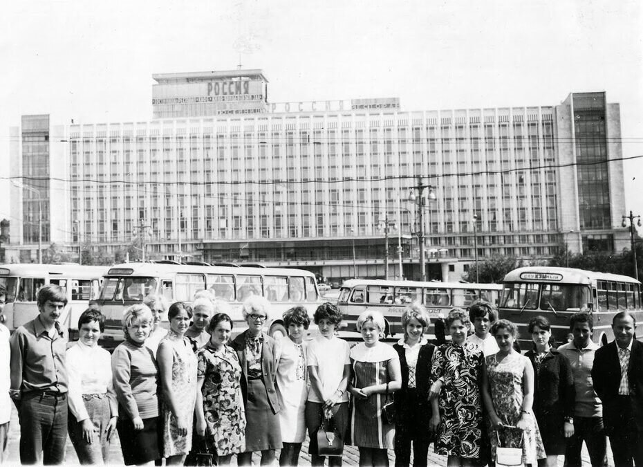 Москва в советское время и сейчас