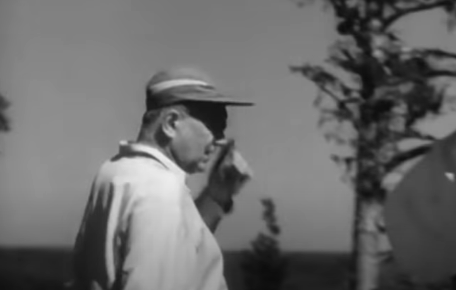 Фото со съёмок. Режиссёр Александр Птушко