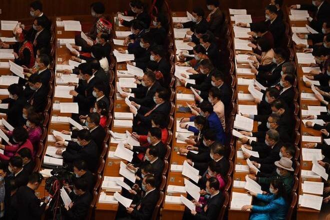 Всекитайское собрание народных представителей. Фото: thehindu.com / AFP