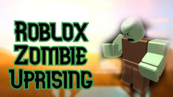 Roblox зомбишутер с разносторонней онлайнкартой, zombie uprising  клевый.