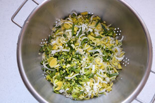 Фондю из лука-порея: фото шага №1