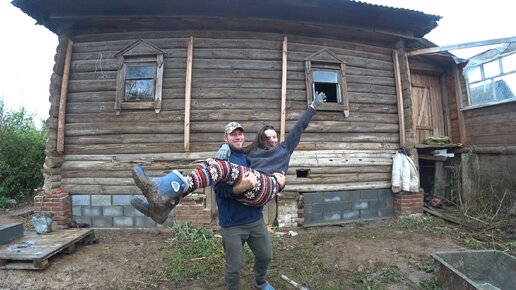 Копаем под старый дом. В доме скоро будут удобства. Жизнь в деревне