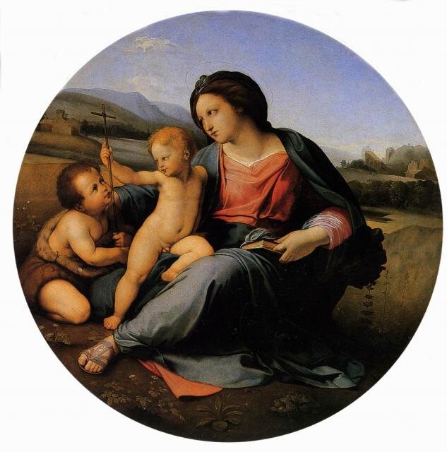 Копия картины Рафаэля Мадонна Альба