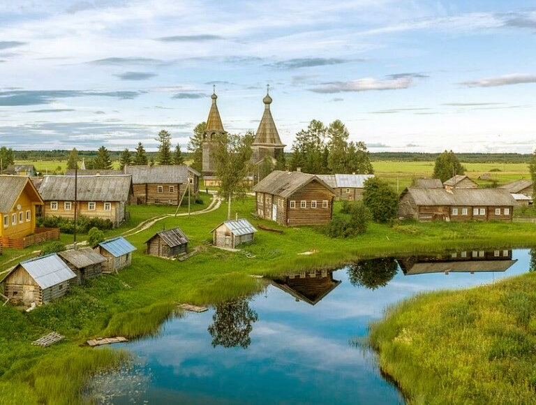 Деревня Ошевенский Погост
