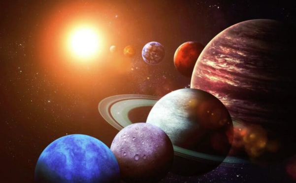 Планеты по порядку: Меркурий, Венера, Земля, Марс, Юпитер, Сатурн, Уран, Нептун