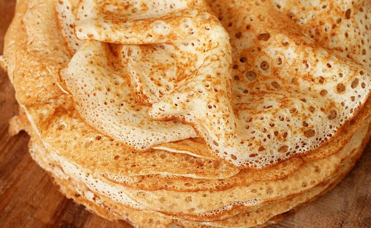 Тонкие блины на кефире