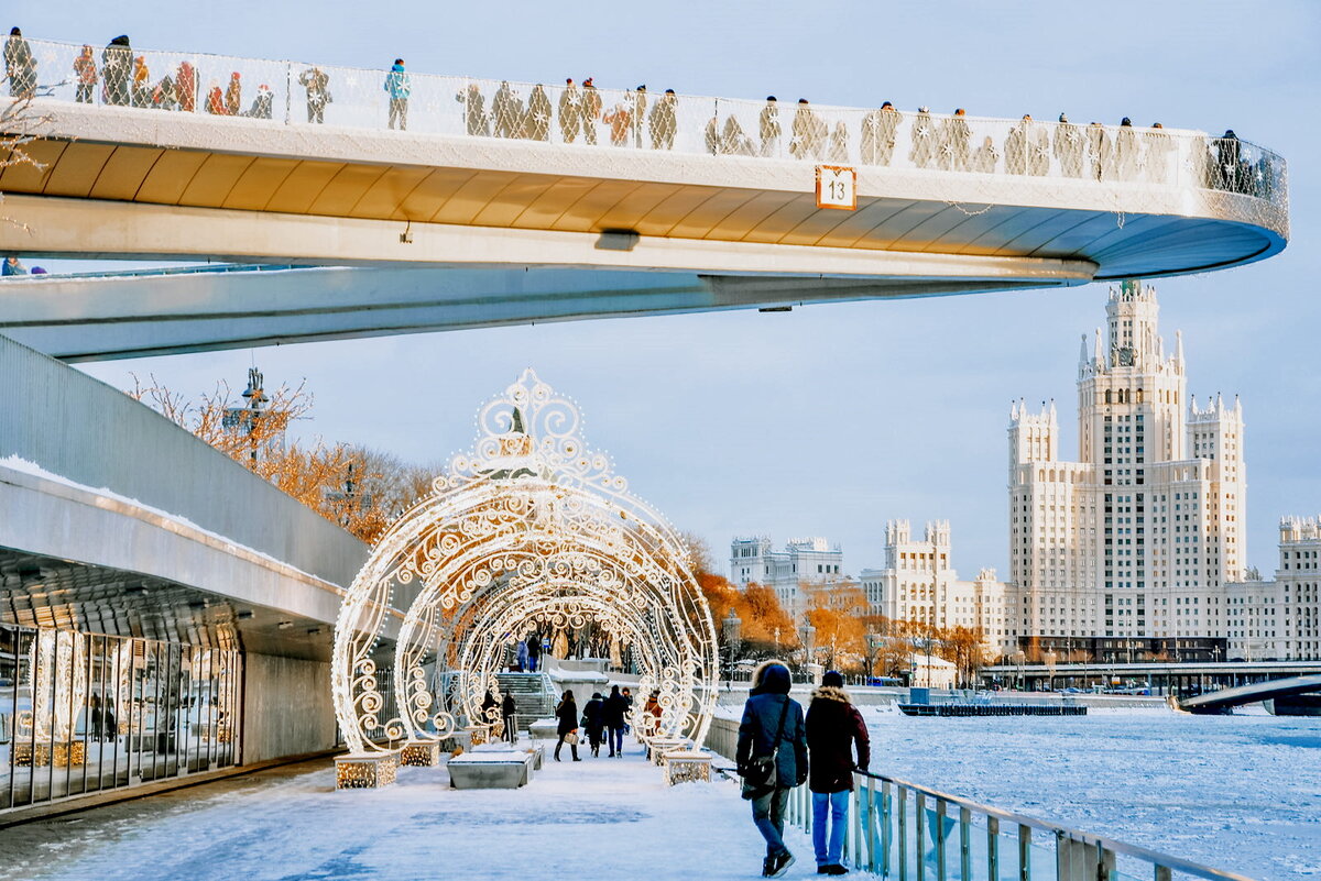 Парк "Зарядье" - новогодняя атмосфера