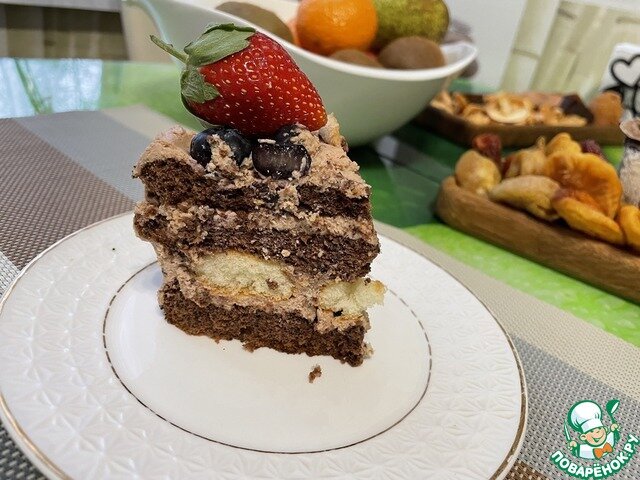     Шоколадный торт Гарри с кофе