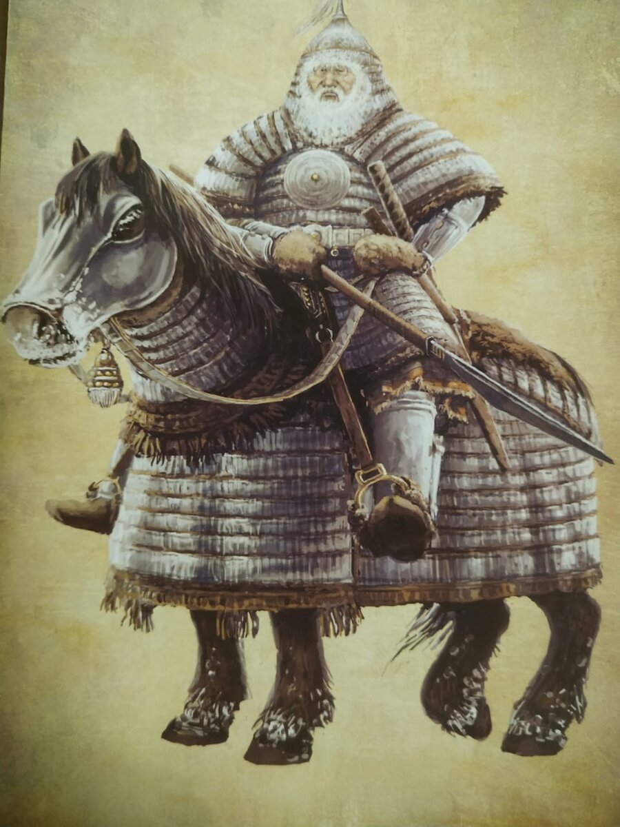 Якутский воин с пальмой, вероятно князь