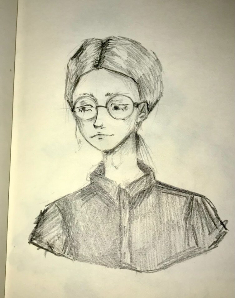 Портрет меня от неизвестной художницы