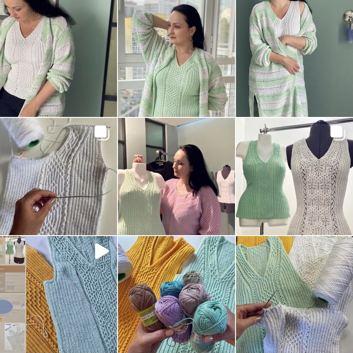 Мастер-класс по вязанию стильного топа