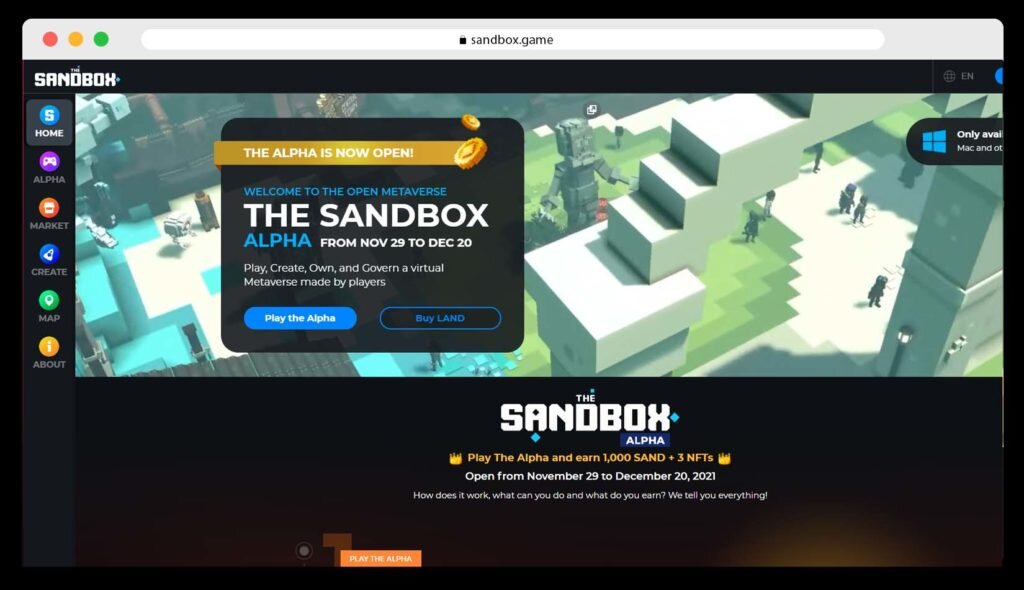 Сайт SandBox