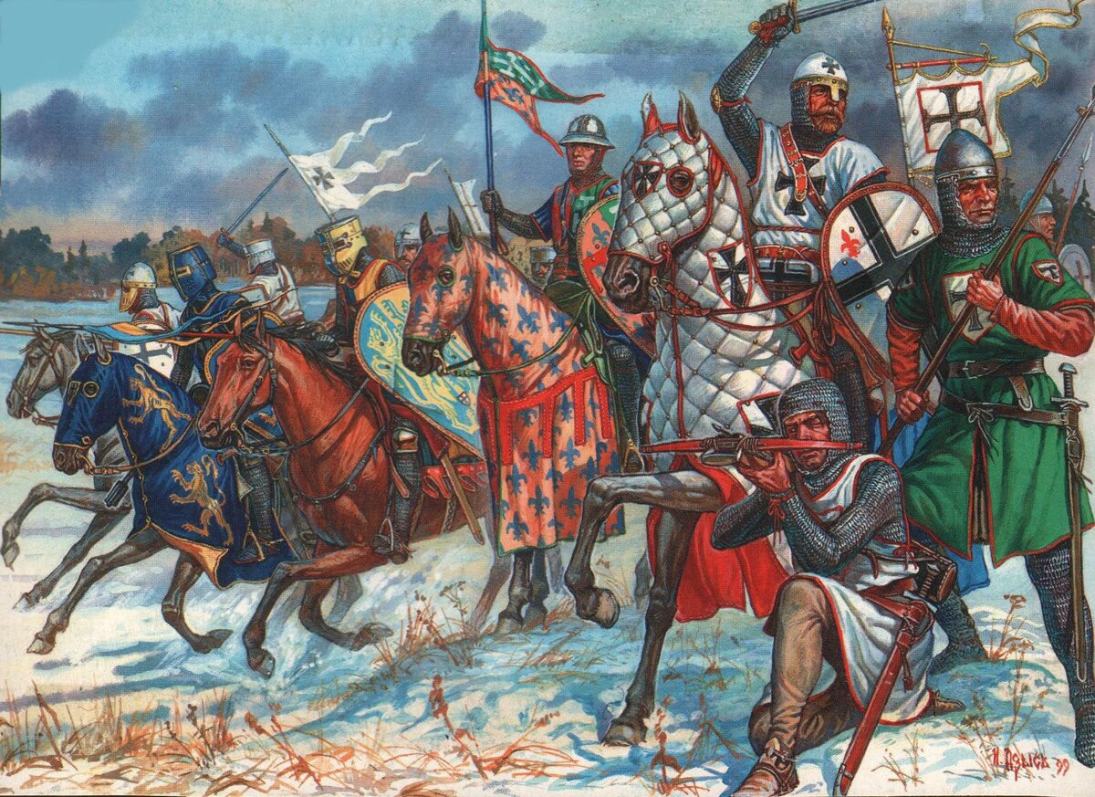 Крестовый поход Ордена меченосцев на финноязычные районы Новгородского государства.