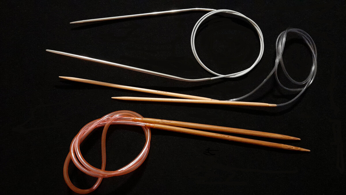 Спицы с тросиком, трубочкой, леской