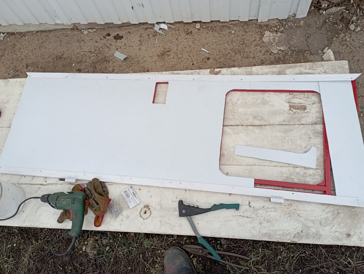 Обшивка двери