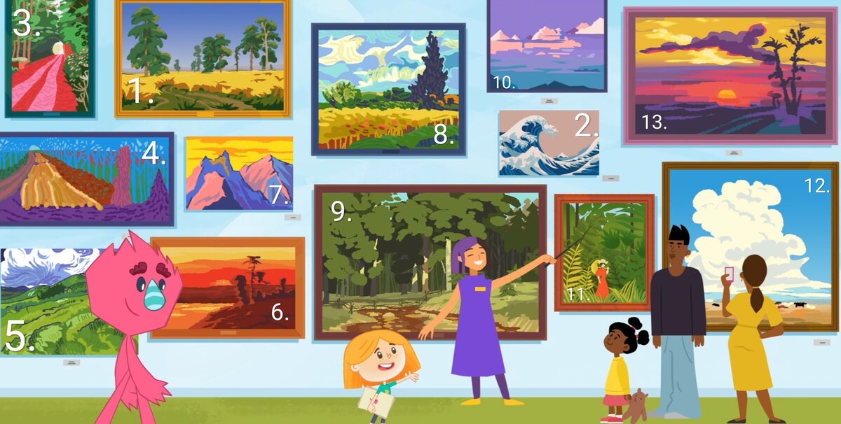 Кадр из серии "Дом картин"