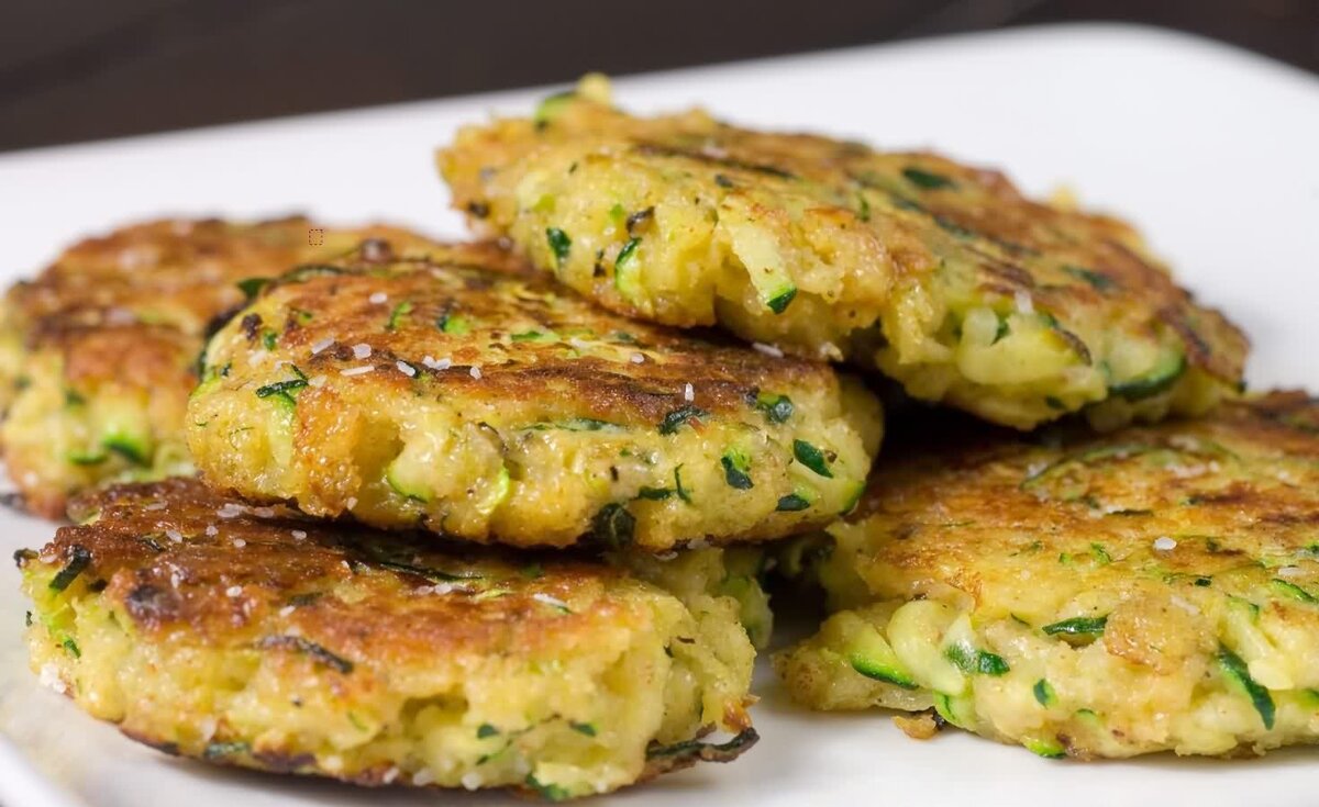 Куриные оладьи с цукини