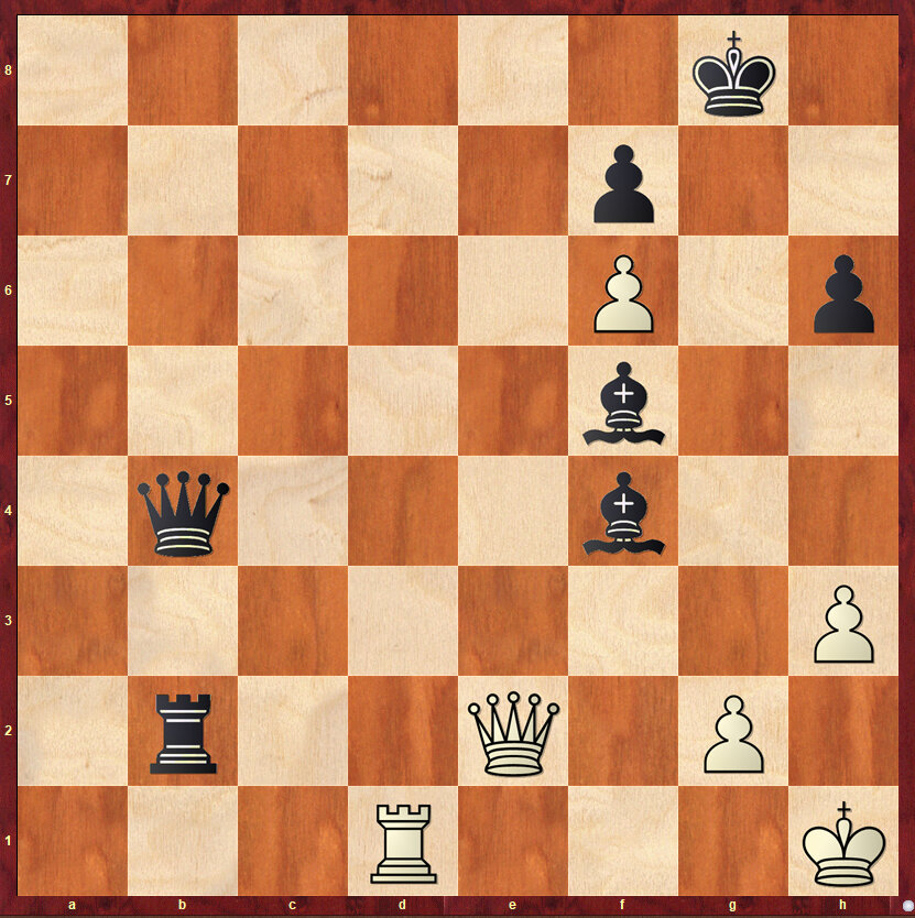 Белые начинают. Подумайте: куда необходимо сделать первый ход в данной позиции?