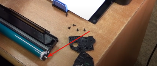 Соединяем две половины картриджа