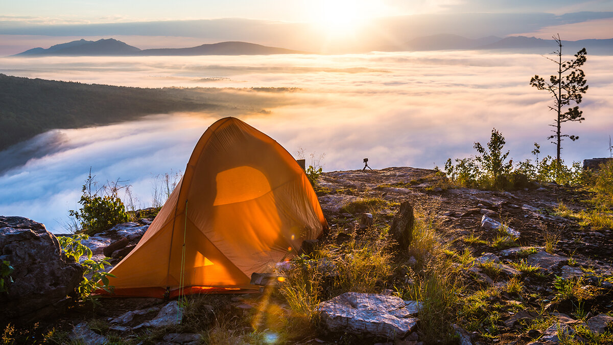 Утро на Орлином гнезде. 9.07.2022