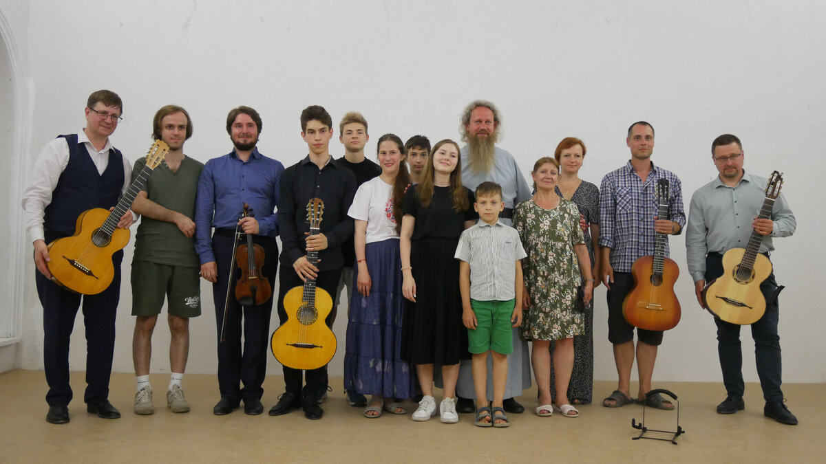 Летняя гитарная школа «РУССКАЯ ГИТАРА» в Спасо-Преображенском Пронском мужском монастыре