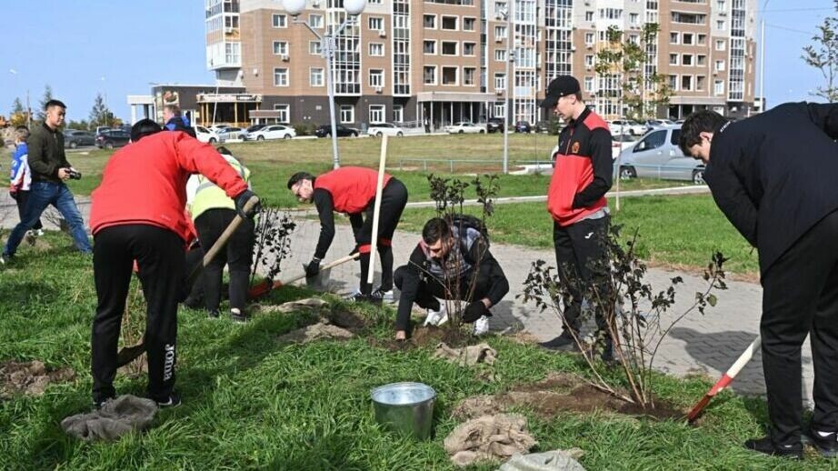     Сегодня по инициативе и при личном участии супруги губернатора края Галины Дегтяревой была заложена аллея имени Владимира Арсеньева на территории сквера у арены «Ерофей» в Хабаровске.