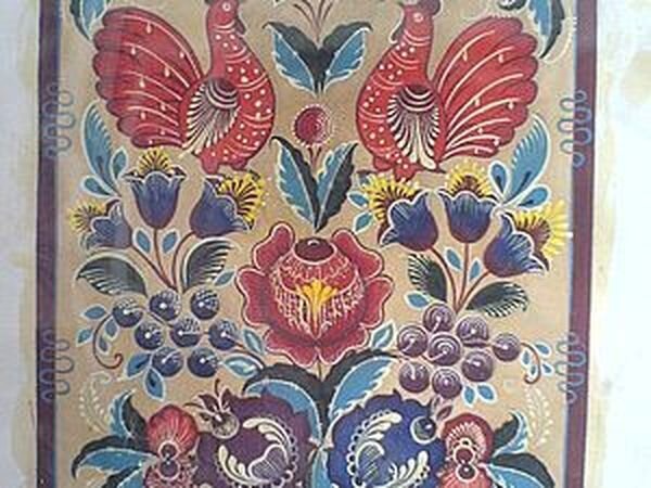 Верховажская роспись. Фото из открытых источников.