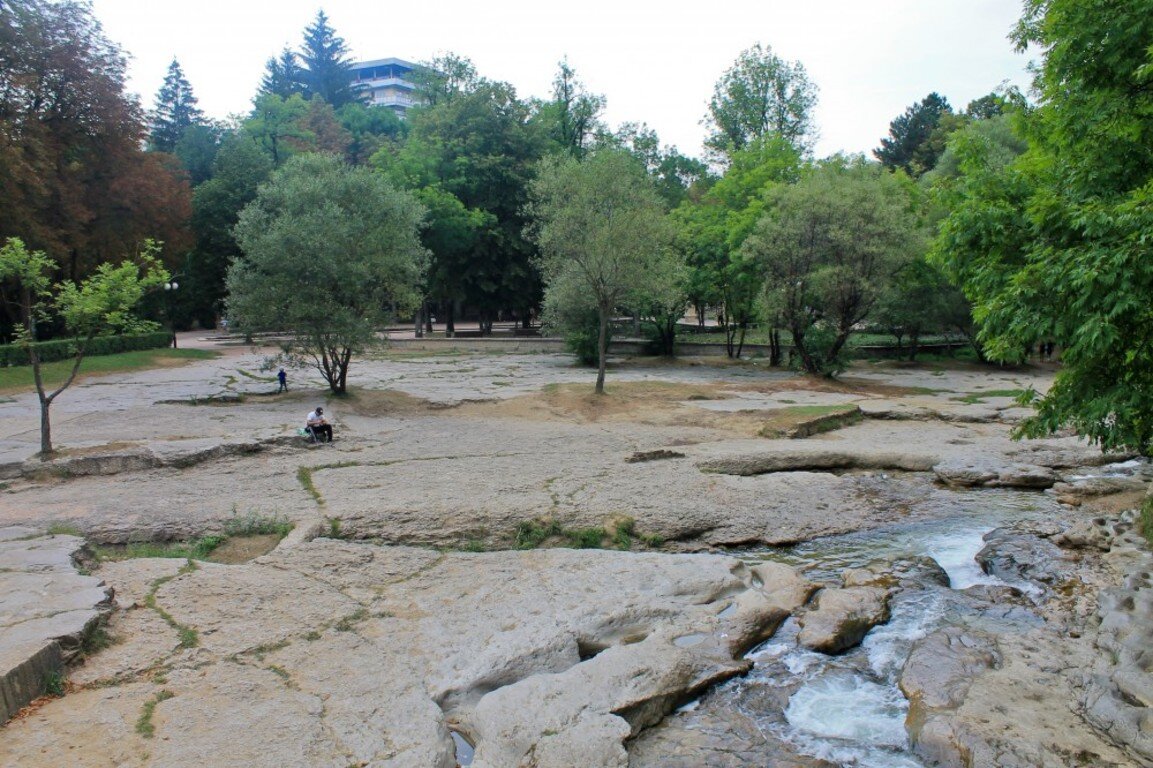 Кисловодск Нижний парк река