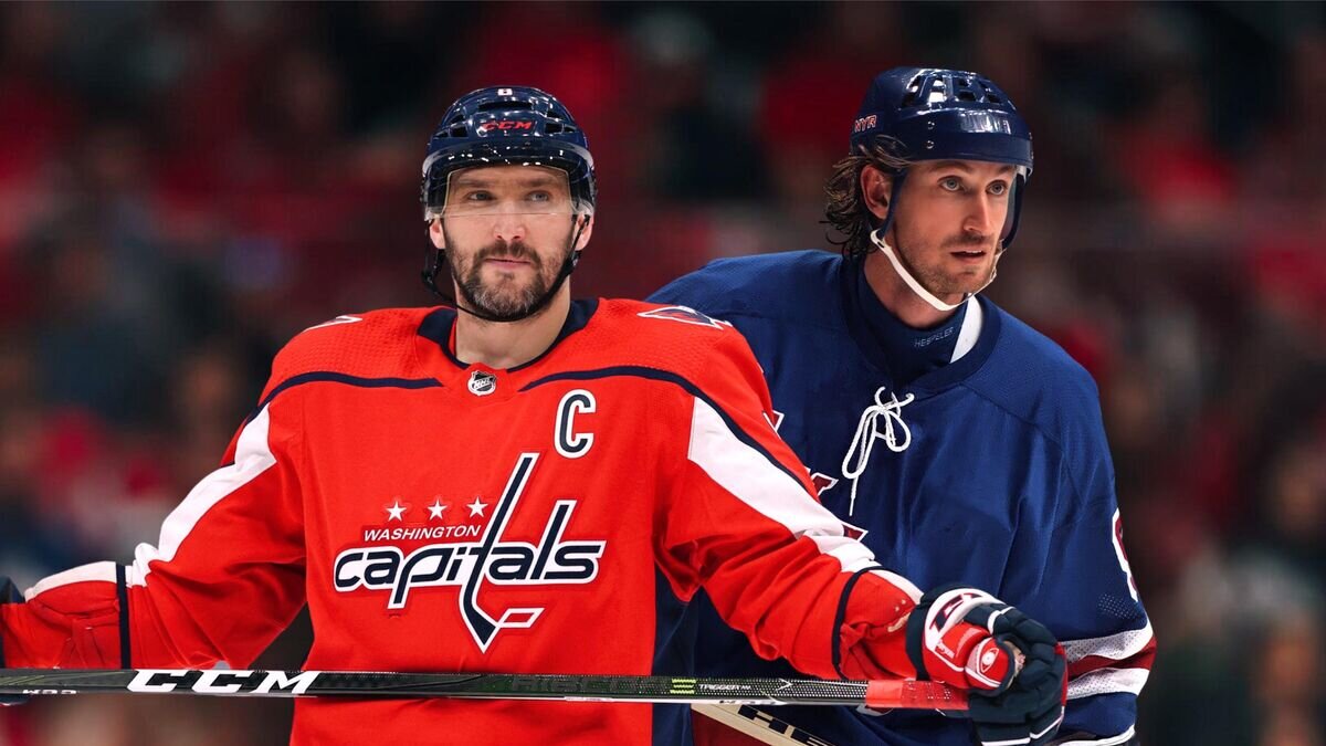    Александр Овечкин и Уэйн Гретцки© Иллюстрация РИА Новости . NHL / SportNet