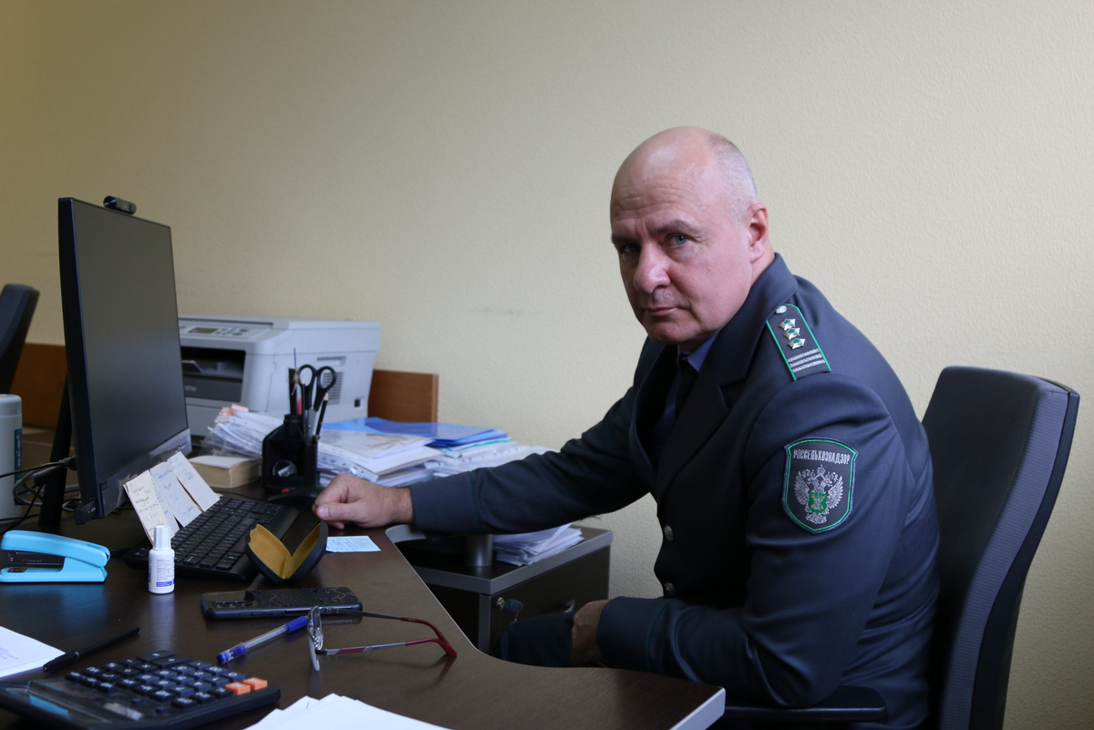 Начальник отдела земельного надзора Южного межрегионального управления Россельхознадзора Сергей Стариков.