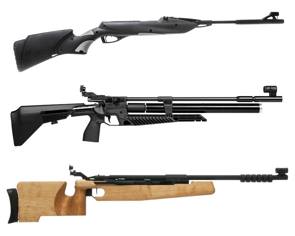 Сверху вниз: МР-512, МР-555КС, МР-532