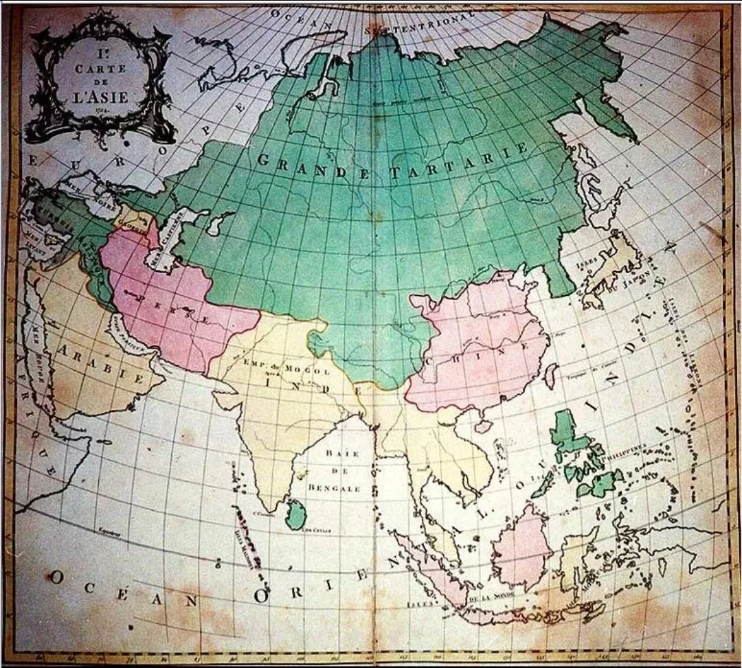 Белое пятно на карте (отсутствие информации)  надо было чем-то заполнить.