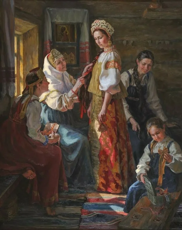 свадебные обычаи начали постепенно складываться с десятого века, после крещения Руси