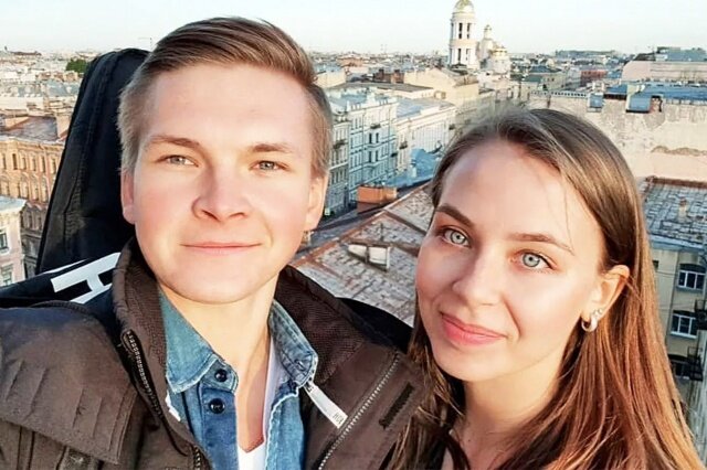 Михаил Коляда с женой