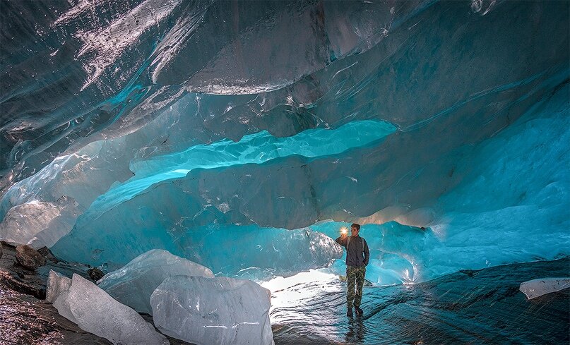 Ледник семёрка Домбай