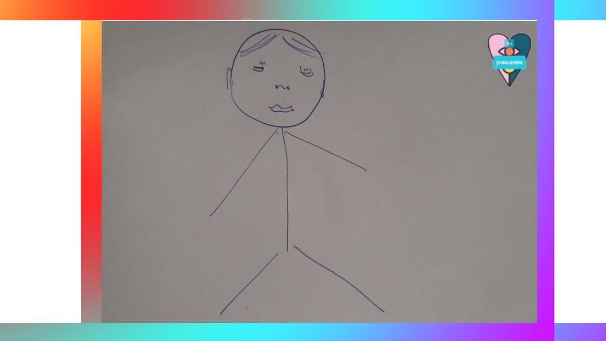 а как вы рисуете схематично себя? голова больше тела? значит постоянно ведете диалог, что надо сделать и т.д