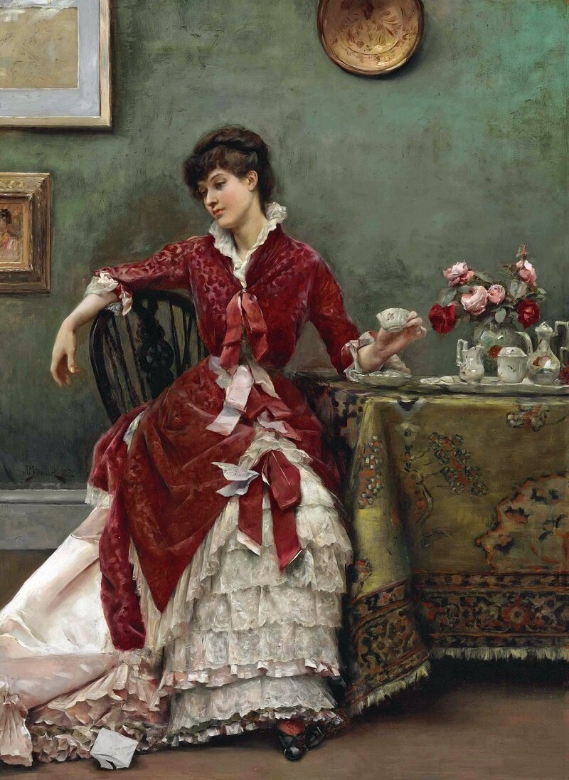 Юлиус Леблан Стюарт. Disappointment Portrait of Sarah Bernhardt, 1882 год.