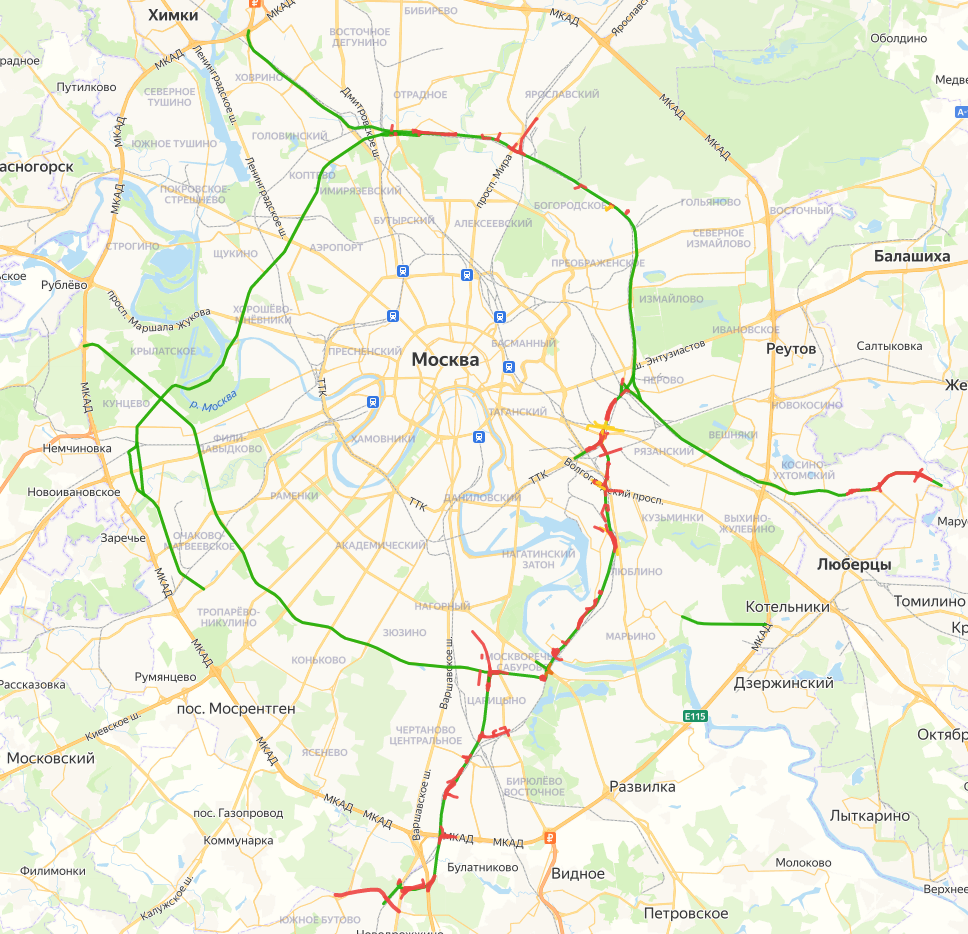 Мсд схема на карте москвы и подмосковья