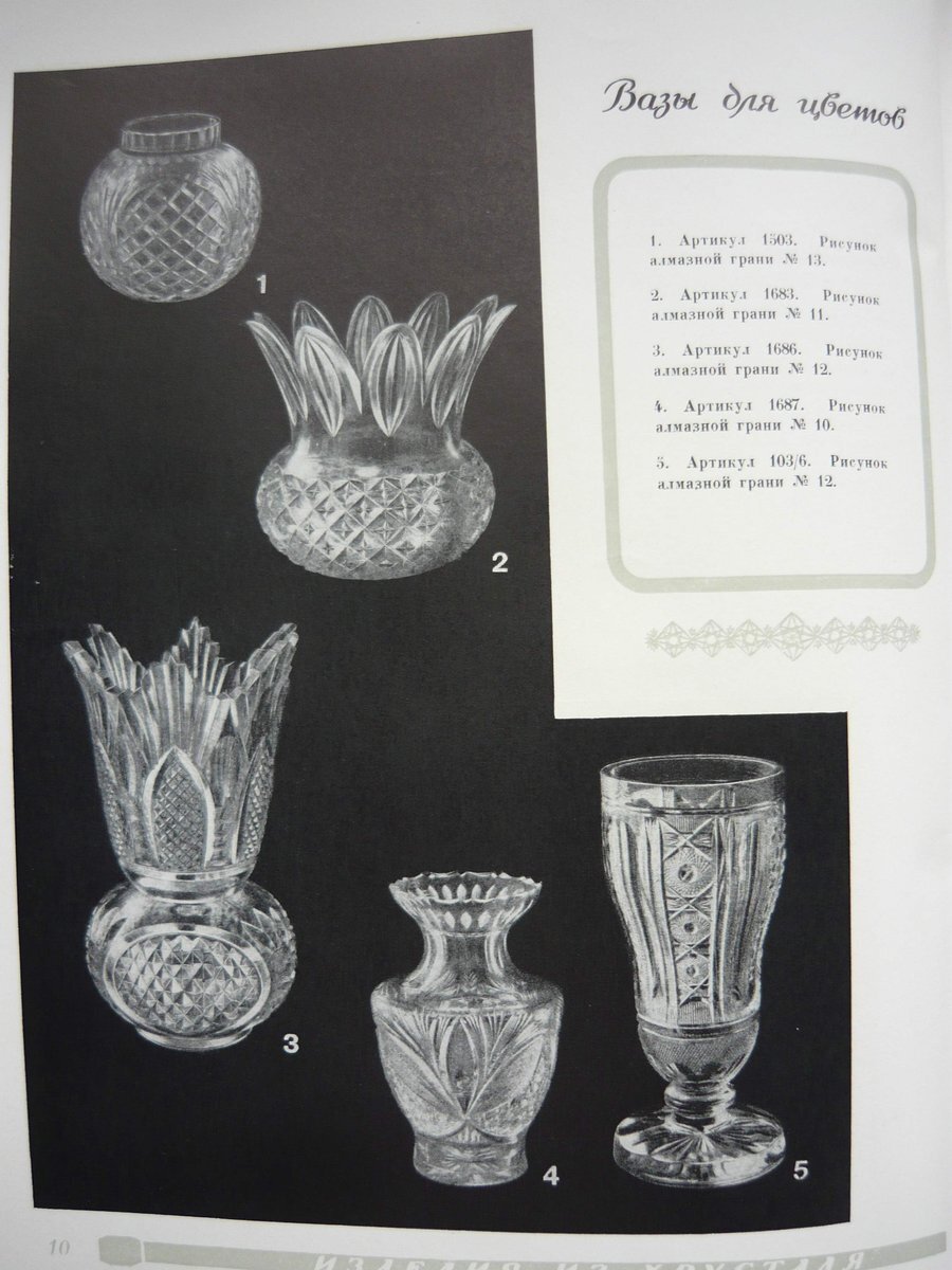 каталог советского хрусталя
