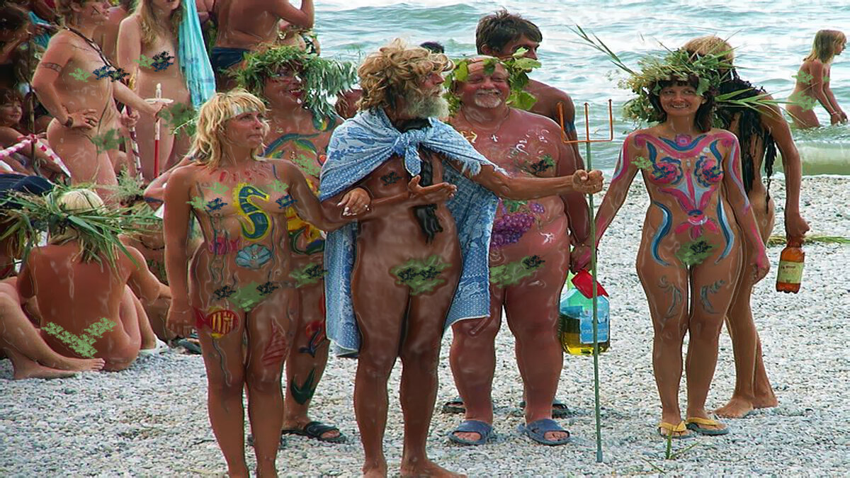 День нептуна в коктебеле на нудистском пляже