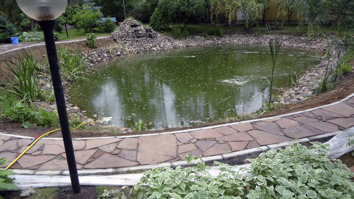 Пруд для промывной воды