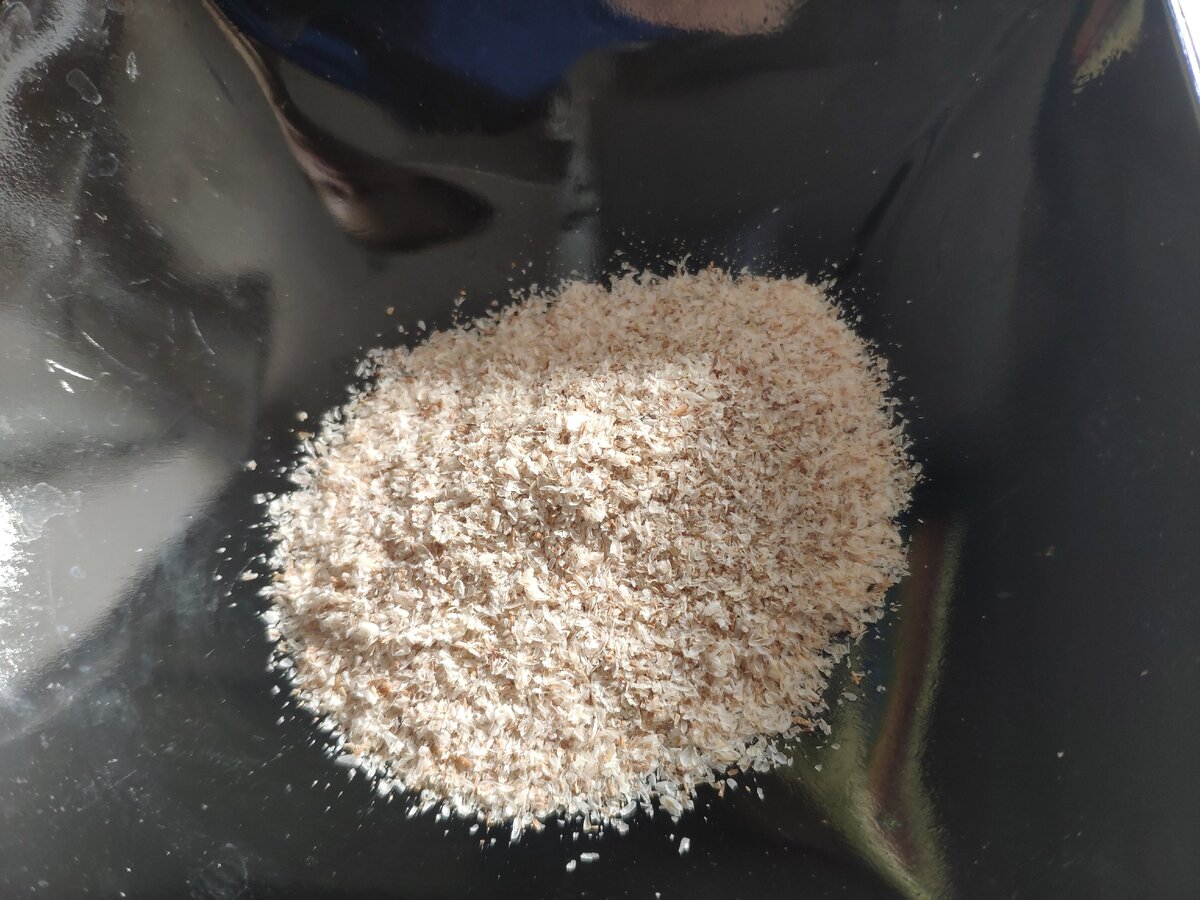 Измельченная шелуха семян подорожника