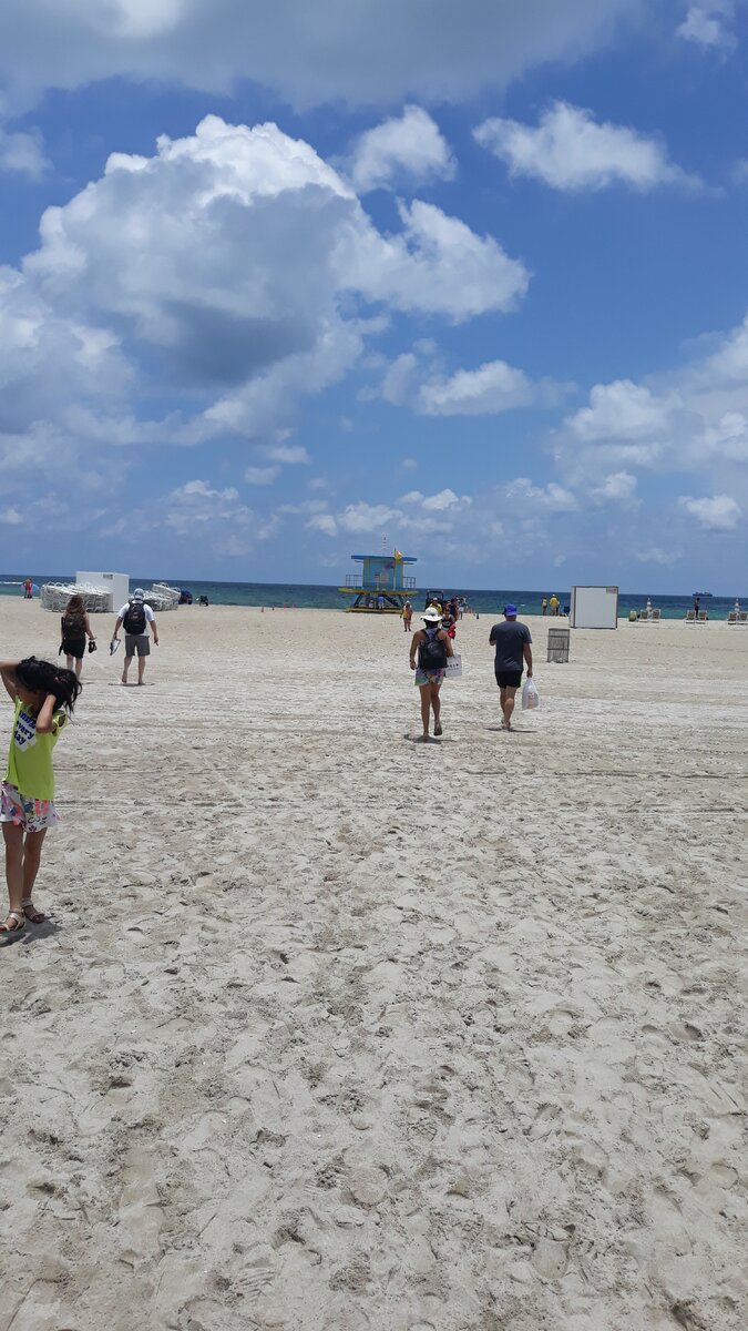 Пляж в Майами